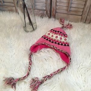 Little girls knit hat
